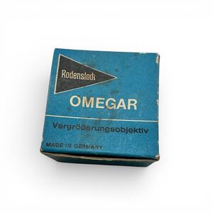 Rodenstock Omegar 50mm f/4.5 Enlarging Lens Vintage German Darkroom 452-203 Box
